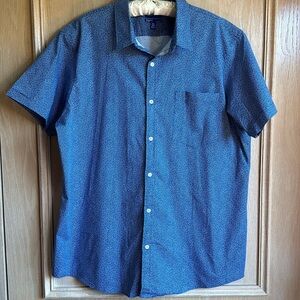 Men’s Apt 9 Premier Flex Slim Fit Cotton Spandex Button Down Short Sleeve Shirt